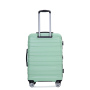 Luggage set of 5 pieces, expandable hard PC luggage set with TSA lock for rotating wheels, lightweight rolling luggage for men and women, Light Green