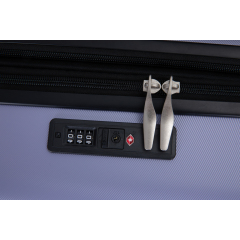 طقم حقائب سفر تريبكومب مكون من 5 قطع، حقيبة سفر صلبة (20/24/28) مع قفل TSA، حقيبة سفر بعجلات دوارة. (لون بنفسجي فاتح)