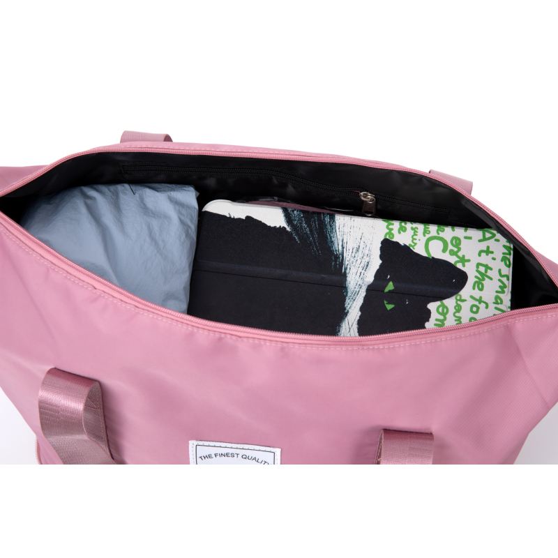 Luggage set of 5 pieces, expandable hard PC luggage set with TSA lock for rotating wheels, lightweight rolling luggage for men and women, Pink