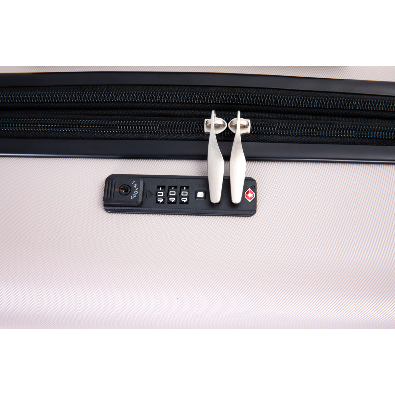 Luggage set of 5 pieces, expandable hard PC luggage set with TSA lock for rotating wheels, lightweight rolling luggage for men and women, Sand