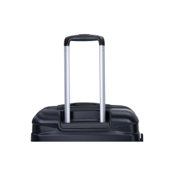 3 Piece Luggage Sets PC Lightweight & Durable Expandable Suitcase with Two Hooks, Double Spinner Wheels, TSA Lock, (21/25/29) Black
