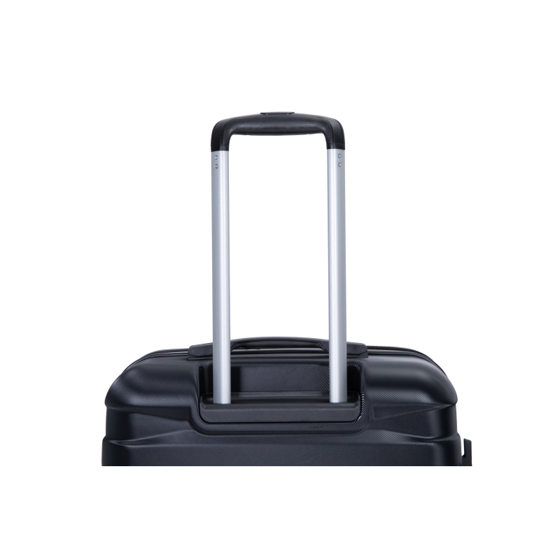 3 Piece Luggage Sets PC Lightweight & Durable Expandable Suitcase with Two Hooks, Double Spinner Wheels, TSA Lock, (21/25/29) Black