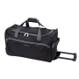 Amalodie Bag 21"Polyester Rolling Collapsible Wheeled Duffel Bag for Traveling,Black