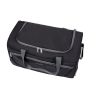 Amalodie Bag 21"Polyester Rolling Collapsible Wheeled Duffel Bag for Traveling,Black