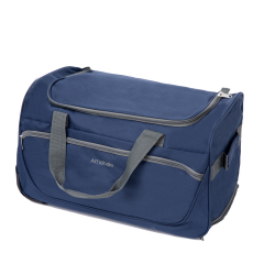 Amalodie Bag 21"Polyester Rolling Collapsible Wheeled Duffel Bag for Traveling,Blue