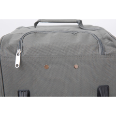 Amalodie Bag 21"Polyester Rolling Collapsible Wheeled Duffel Bag for Traveling,Gray