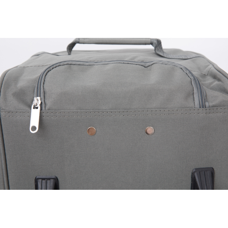 Amalodie Bag 21"Polyester Rolling Collapsible Wheeled Duffel Bag for Traveling,Gray