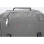 Amalodie Bag 21"Polyester Rolling Collapsible Wheeled Duffel Bag for Traveling,Gray