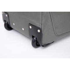 Amalodie Bag 21"Polyester Rolling Collapsible Wheeled Duffel Bag for Traveling,Gray