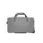 Amalodie Bag 21"Polyester Rolling Collapsible Wheeled Duffel Bag for Traveling,Gray