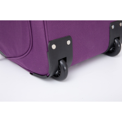 Amalodie Bag 21"Polyester Rolling Collapsible Wheeled Duffel Bag for Traveling,Purple