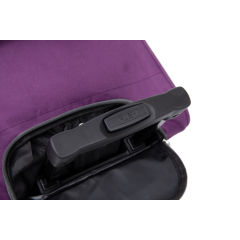 Amalodie Bag 21"Polyester Rolling Collapsible Wheeled Duffel Bag for Traveling,Purple