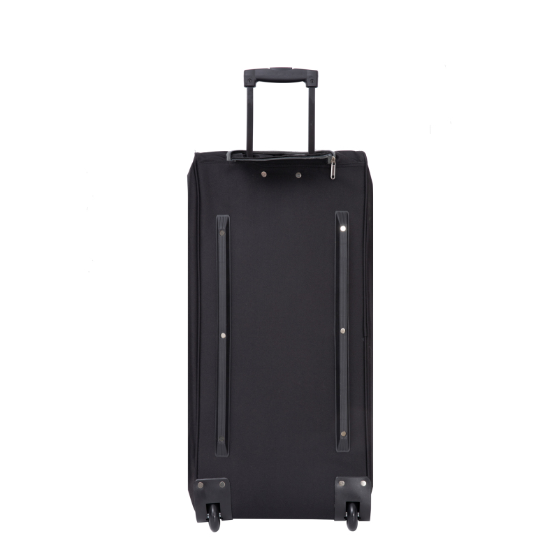 Amalodie Bag 30"Polyester Rolling Collapsible Wheeled Duffel Bag for Traveling,Black