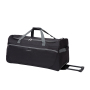 Amalodie Bag 30"Polyester Rolling Collapsible Wheeled Duffel Bag for Traveling,Black