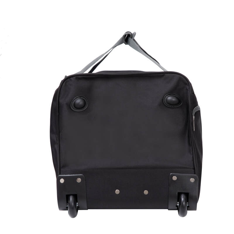Amalodie Bag 30"Polyester Rolling Collapsible Wheeled Duffel Bag for Traveling,Black