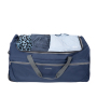 Amalodie Bag 30"Polyester Rolling Collapsible Wheeled Duffel Bag for Traveling, Blue