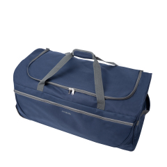 Amalodie Bag 30"Polyester Rolling Collapsible Wheeled Duffel Bag for Traveling, Blue