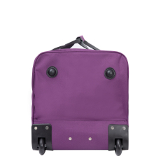 Amalodie Bag 30"Polyester Rolling Collapsible Wheeled Duffel Bag for Traveling,Purple