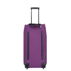 Amalodie Bag 30"Polyester Rolling Collapsible Wheeled Duffel Bag for Traveling,Purple