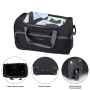 Amalodie Bag 36"Polyester Rolling Collapsible Wheeled Duffel Bag for Traveling, Black