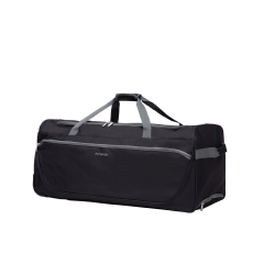 Amalodie Bag 36"Polyester Rolling Collapsible Wheeled Duffel Bag for Traveling, Black