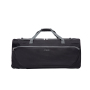 Amalodie Bag 36"Polyester Rolling Collapsible Wheeled Duffel Bag for Traveling, Black