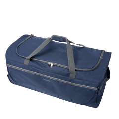 Amalodie Bag 36"Polyester Rolling Collapsible Wheeled Duffel Bag for Traveling, Blue