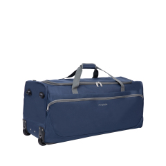 Amalodie Bag 36"Polyester Rolling Collapsible Wheeled Duffel Bag for Traveling, Blue