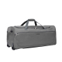 Amalodie Bag 36"Polyester Rolling Collapsible Wheeled Duffel Bag for Traveling, Gray