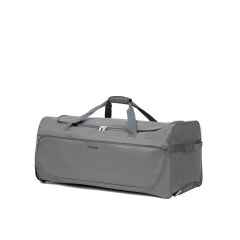 Amalodie Bag 36"Polyester Rolling Collapsible Wheeled Duffel Bag for Traveling, Gray