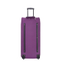 Amalodie Bag 36"Polyester Rolling Collapsible Wheeled Duffel Bag for Traveling, Purple