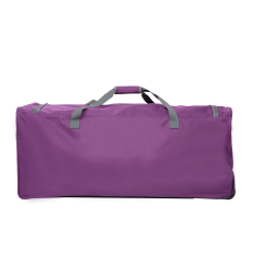 Amalodie Bag 36"Polyester Rolling Collapsible Wheeled Duffel Bag for Traveling, Purple
