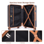 Luggage Sets 6 Piece, Hardshell Suitcase Set with Spinner Wheels, TSA Lock with Duffel Bag and 2 Piece Packing Cubes, Gray