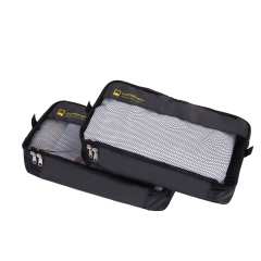 Juegos de equipaje de 6 piezas, juego de maletas rígidas con ruedas giratorias, cerradura TSA con bolsa de lona y cubos de embalaje de 2 piezas, color gris