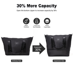 Travelhouse 6 Piece Luggage Set Hardshell Lightweight Suitcase with Carry On Backpack Duffel Bag and Packing Cube.Black