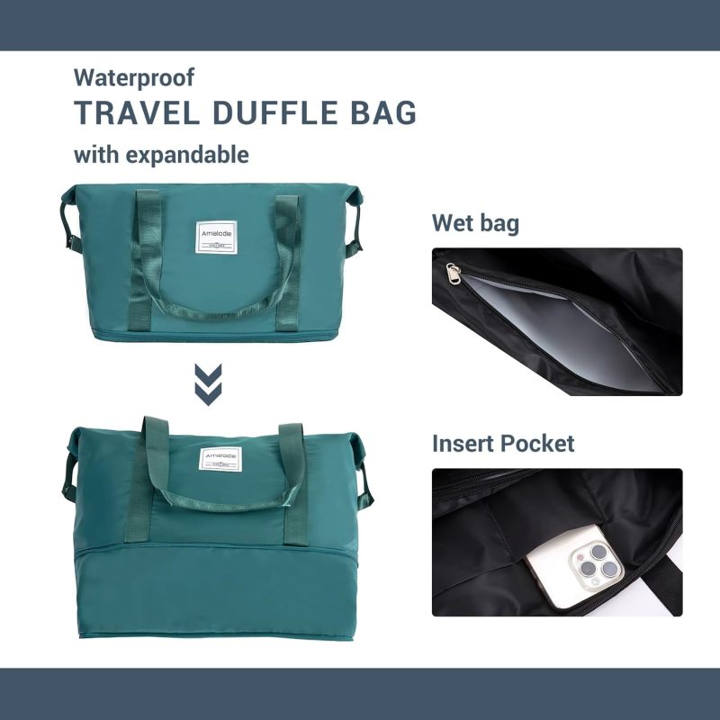 Luggage Sets 5 Piece,Suitcases with Double Spinner Wheels and TSA Lock,Hardcase 3 set Luggage with Travel Duffle Bag,Carry On Luggage Set