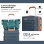 Luggage Sets 5 Piece,Suitcases with Double Spinner Wheels and TSA Lock,Hardcase 3 set Luggage with Travel Duffle Bag,Carry On Luggage Set
