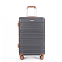 Amalodie luggage 6 Piece Luggage Set, ABS Hard Shell Travel Suitcase with TSA Lock,Dark Gray