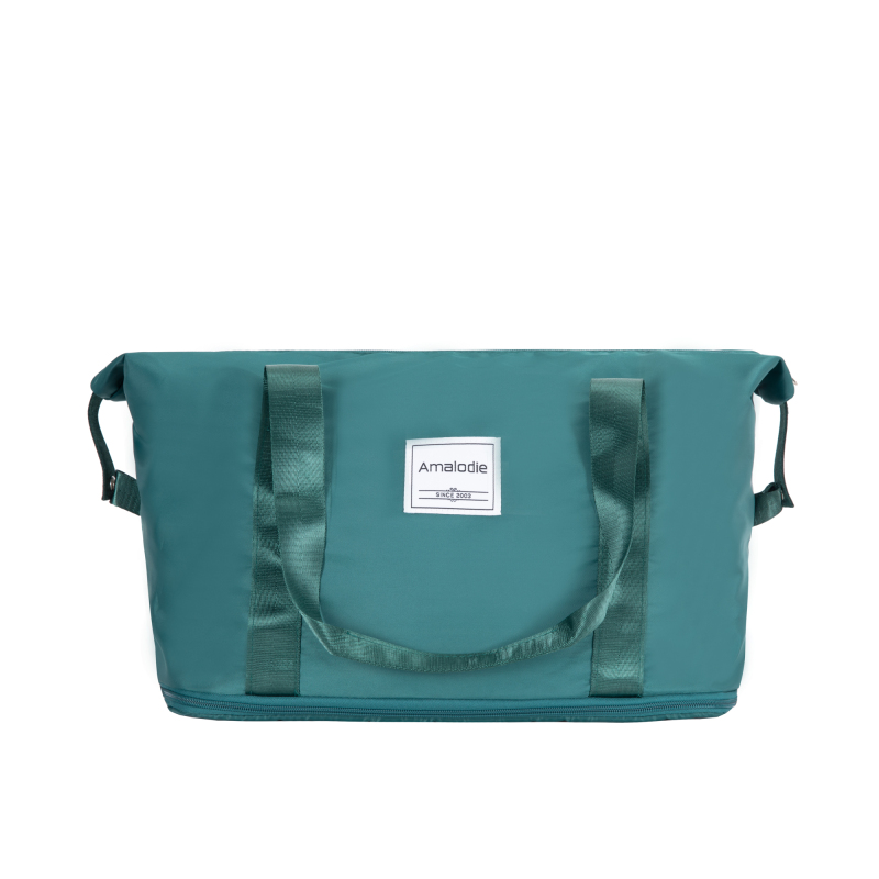 Amalodie luggage 6 Piece Luggage Set, ABS Hard Shell Travel Suitcase with TSA Lock,Dark Green