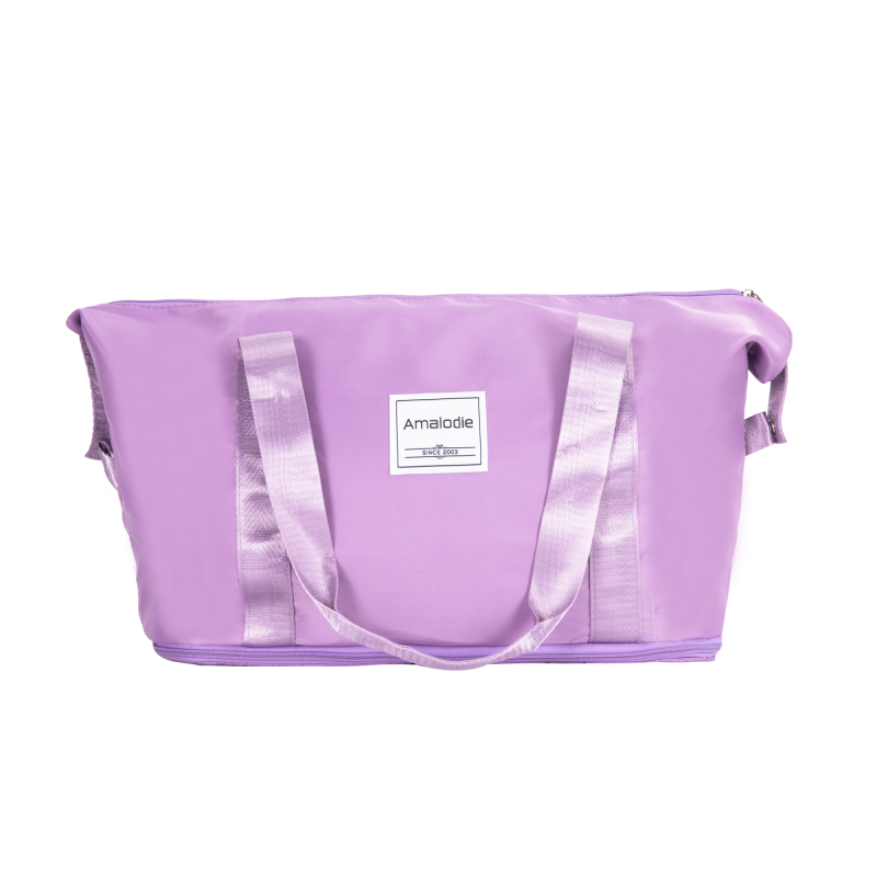 Amalodie luggage 6 Piece Luggage Set, ABS Hard Shell Travel Suitcase with TSA Lock,Light Purple