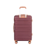 Amalodie luggage 6 Piece Luggage Set, ABS Hard Shell Travel Suitcase with TSA Lock,Wine Red