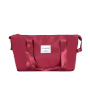 Amalodie luggage 6 Piece Luggage Set, ABS Hard Shell Travel Suitcase with TSA Lock,Wine Red