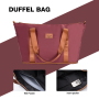 Carry on Luggage Set 3 Piece hardshell TSA Lock Spinner Wheels Suitcase with Travel Bag and Neck Pillow.(Wine Red)