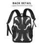Travelhouse Travel Backpack for Men & Women Hiking Outdoor Carry On with Packing Cubes（Black）