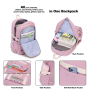 17" Travel Backpack Carry On Laptop Backpack Overnight Bag Weekender Bag Casual Daypack for Women Men College