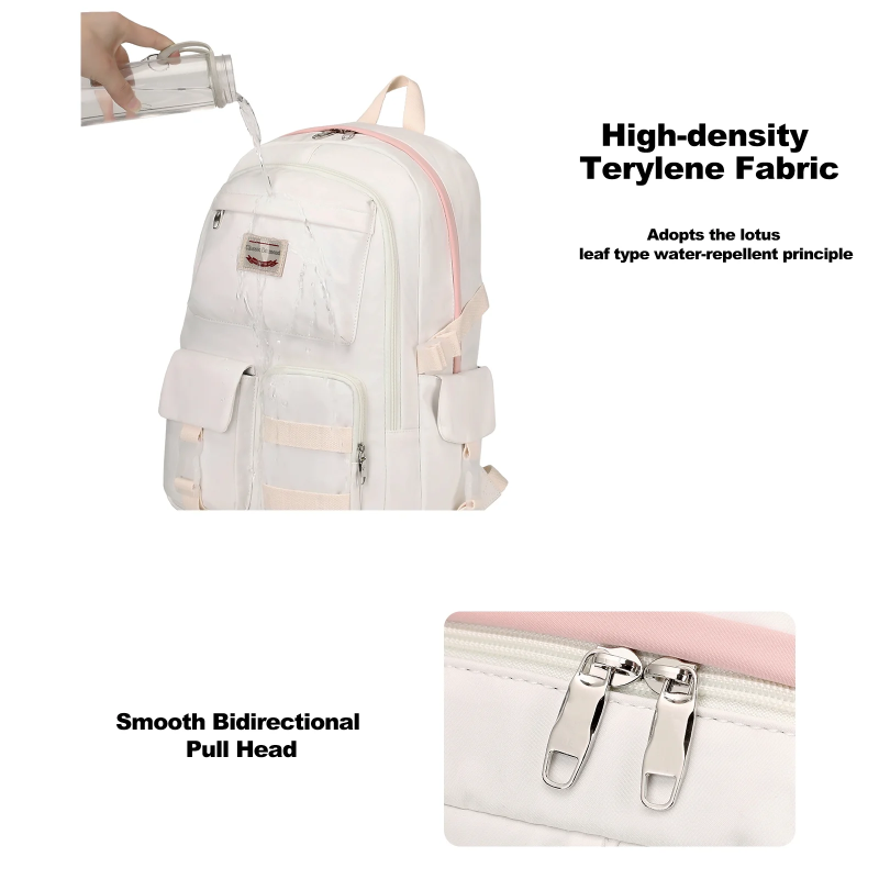 17" Travel Backpack Carry On Laptop Backpack Overnight Bag Weekender Bag Casual Daypack for Women Men College