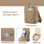 Amalodie Bag Laptop Backpack,15inchStylish Backpack,Business Work Bag,Waterproof College Work Bags for Women,Khaki