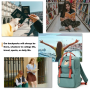 Amalodie Bag Laptop Backpack,15inchStylish Backpack,Business Work Bag,Waterproof College Work Bags for Women,Green