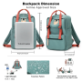Amalodie Bag Laptop Backpack,15inchStylish Backpack,Business Work Bag,Waterproof College Work Bags for Women,Green