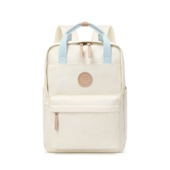 Amalodie Bag Laptop Backpack,15inchStylish Backpack,Business Work Bag,Waterproof College Work Bags for Women,Beige